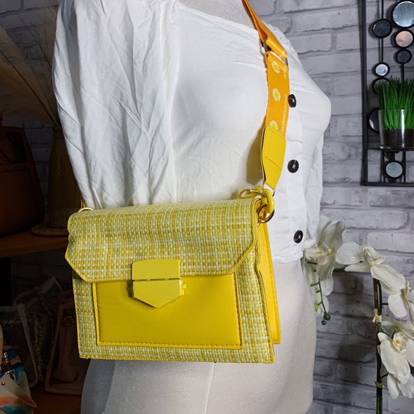 Yellow mini crossbody bag - Picture 1 of 1